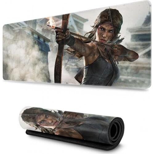 XGZ Video Rubber Game Wallpaper Mouse Pad Tomb Raider Player Office Home Computer Game Laptop Mause Mat Game Accessories