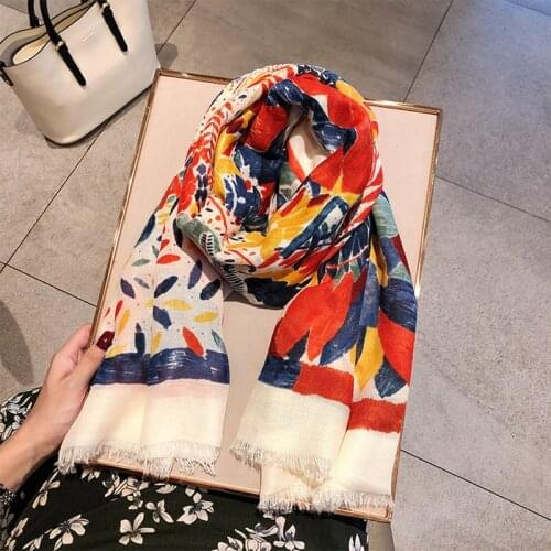 2020 Brand Autumn winter women beach quality shawl cotton scarf lady fashion scarves bandana pashmina wrap hijab muffler