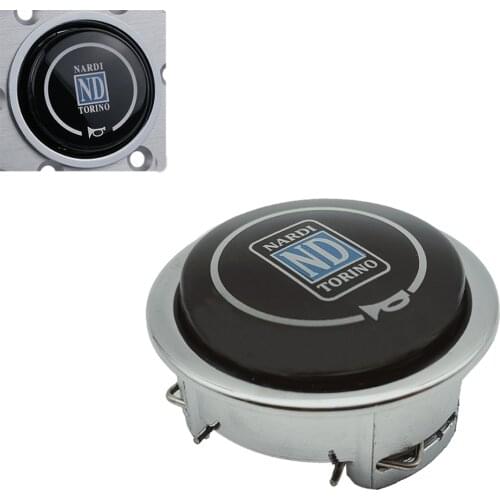 High Quality Universal ND Metal Horn Cover Car Horn Button Racing Car Steering Wheel Horn Cover