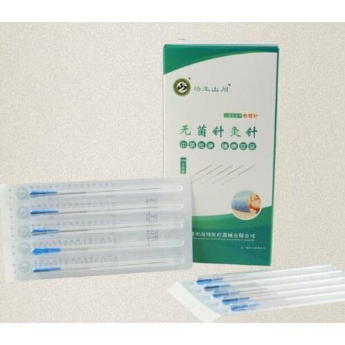 2 boxes 100pcs accupuncture therapy Disposable Sterile acupuncture needle with guide tube single packing