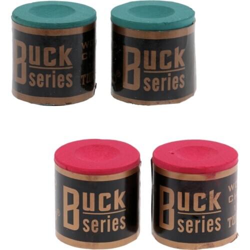 2 Pieces Cue Chalk for Snooker/Pool Cues and Billiards Sticks Tips