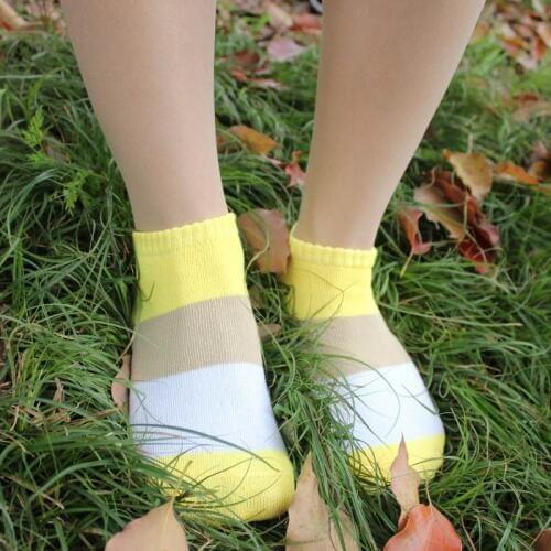 20 Packs Fashion Women Socks Ladies Striped Ankle Low Cut Socks Gift Socks