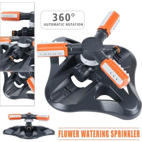360 Degree Automatic Garden Sprinklers Watering Grass Lawn Rotary Nozzle Rotating Water Sprinkler System Garden Supplies