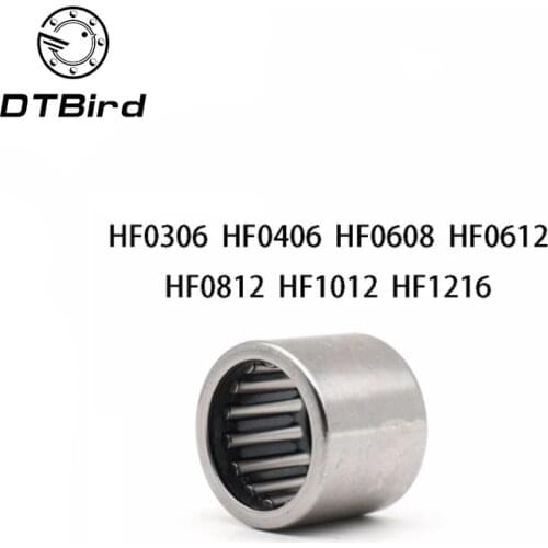 5PCS HF0306 HF0406 HF0608 HF0612 HF0812 HF1012 HF1216 Single Way Needle Bearing One Way Roller Bearing
