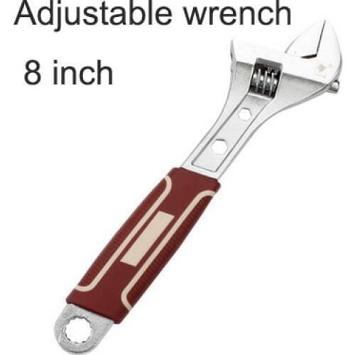 8 Inch Hardware Tools Wrench Aftermarket Car Mechanic Multifunctional Wrench Shifting Plastic Handle Spanner