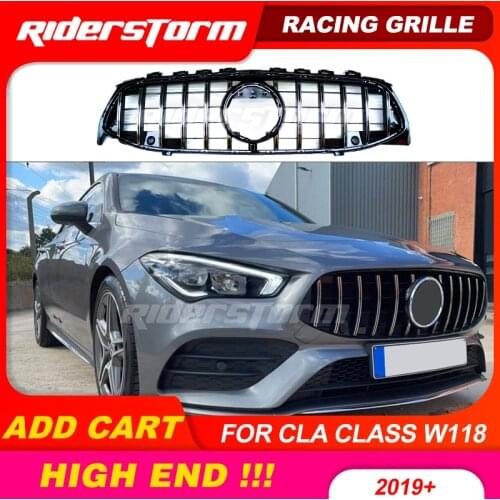 For 2020 Mercedes New CLA Class AMG GT Grill W118 cla200 Auto Front car mesh grile 2019-2020 CLA220 cla180 racing grill