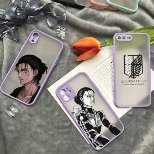 Vip Attacking Giant Mobile Phone Translucent Matte Soft TPU Phone Case For Iphone 7 8 X XS XR 11 12 PRO MAX Cover