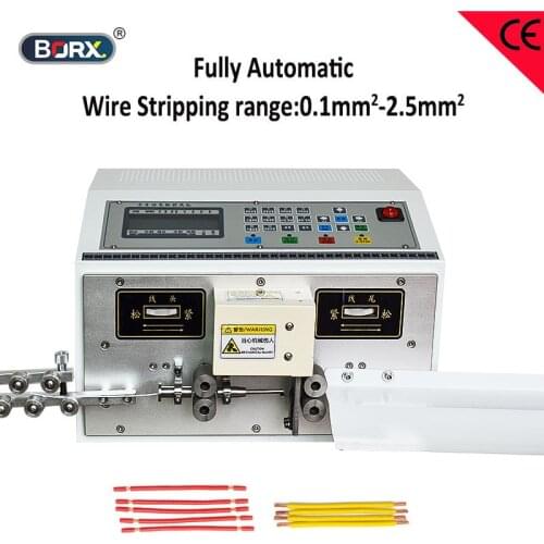Automatic computerized PVC insulated wire stripping machine various electric cable strip and cut equipment wire peeling machines
