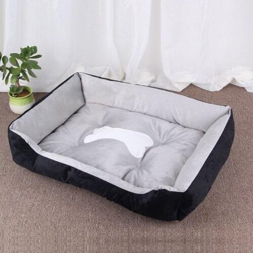 Dog Bed Set with Pillow Blanket and Rattan Cooling Mat Cotton Kennel Doghouse Cat House Cattery Pet Supplies Dropship Wholesale