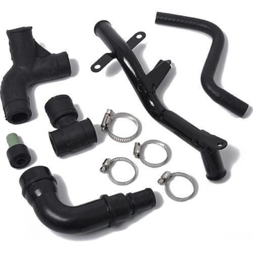 LumiParty 6Pcs/set For Audi Volkswagen OE 06B103213G Crankcase Breather Hose Kit Ventilation Pipe crankcase ventilation hose r30