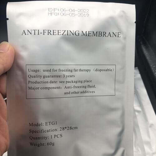 28CM*28CM Antifreeze Membrane 20PCS Antifreezing Anti-freezing Pad For Cryo Therapy