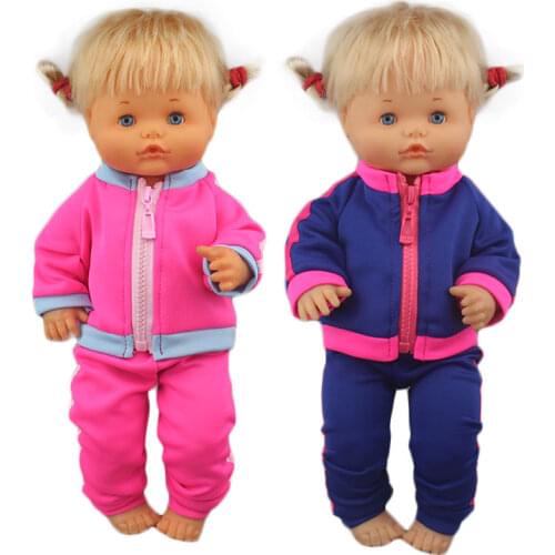 2020 lovely New Sports suit For 42 cm Nenuco Doll 17 Inches Baby Doll Clothes