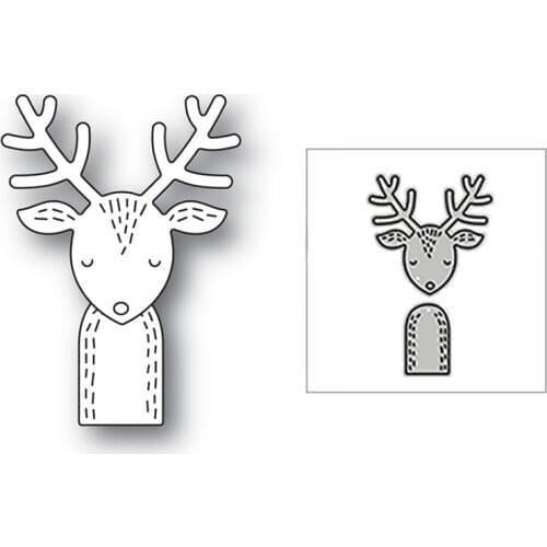 New Fawn Deer Animal Friends 2020 Metal Cutting Dies for DIY Scrapbooking and Card Making Decorative Embossing Craft No Stamps