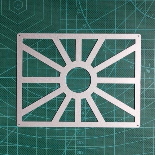 2020 NEW Rectangle Frame Sun Light Metal Cutting Dies Stencil For Scrapbooking Photo Album Decoration Embossing Paper Card Craft
