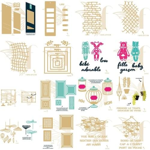 CH 2021 New Arrival Lantern Metal cutting dies stencil Greeting Card Decoration DIY Scrapbooking Scrapbook Paper Photo Album