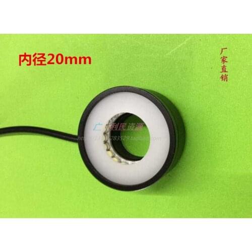 Detection Light Source Machine Vision Light Source LED Ring Light Source Inner Diameter 20mm Internal and External Screw Threads