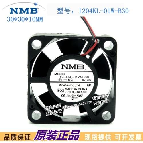 1204KL-01W-B30 5V 0.13A original 30 * 30 * 10 axial fan