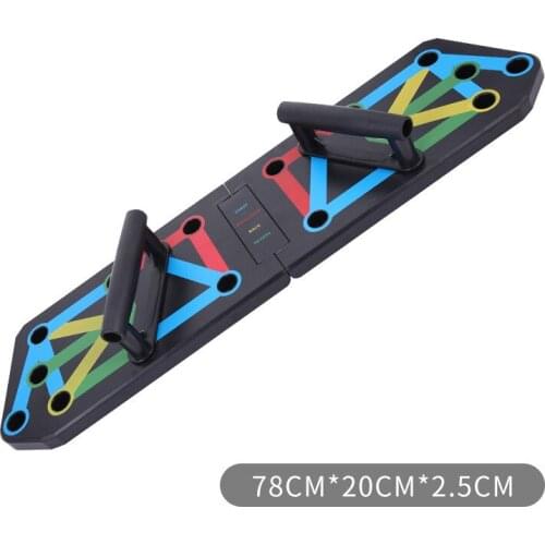 Push-up Board Bracket Fitness Equipment Home Chest Muscle Exercise Electronic Counting Multi-function Folding Training Board XJ