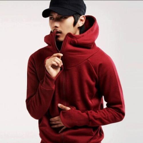 Popular hoods and velvet vests mens clothing Korean version of popular youth jackets