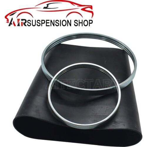 Air Shock Rear Rubber Sleeve With Rings Suspension Bellow for Mercedes Benz S-Class W221 S350 S500 2213205513 2213205613