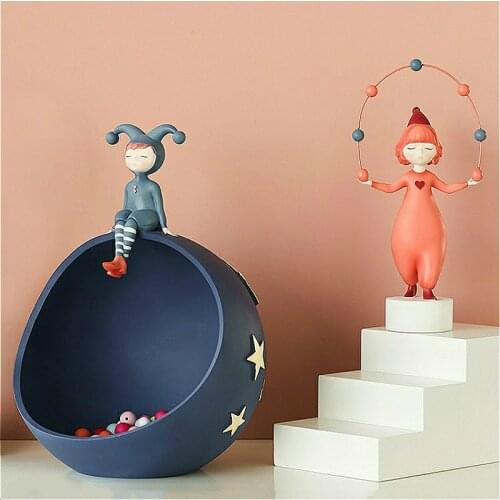 Luxury creative Elves Decoration for home Figure sculpture statue Living Room Bedroom Desktop Storage Ornaments Christmas gift