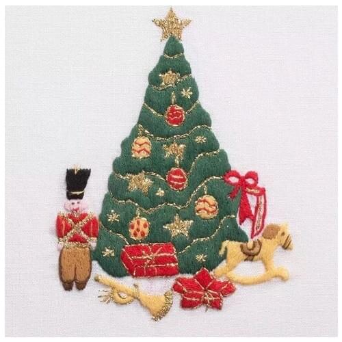 Christmas Series DIY Embroidery Material Package Cross Stitch Kits Broderie Embroidery 3D Stereo Novice Beginner Sewing Tools