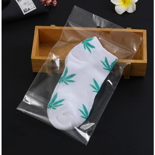 OPP self-adhesive self-adhesive bag transparent plastic bag leggings packaging bag, childrens socks womens socks mens socks