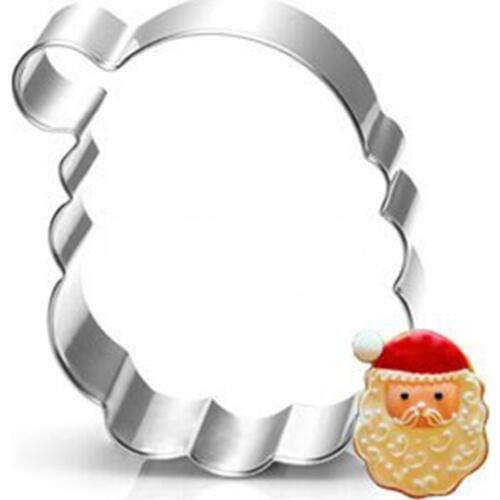 Santa Claus Biscuit Stamp Cookie Cutter Tools Toy Bakery Kitchen Gadgets Sale Stainless Steel Baking Mold Fondant Party Decor