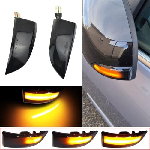 For Renault Megane MK3 Scenic Fluence Latitude Samsung SM5 Safrane LED Dynamic Turn Signal Rearview Mirror Indicator Light Lamp