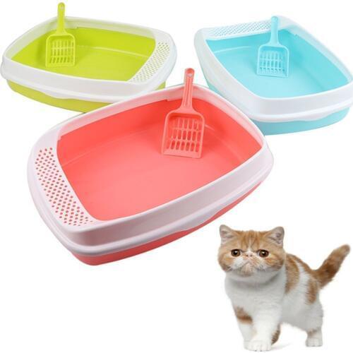 Pet Dog Toilet Bedpan Cat Litter Box Cat Dog Tray Teddy Anti-Splash Toilette Puppy Cat Indoor Home Plastic Sandbox