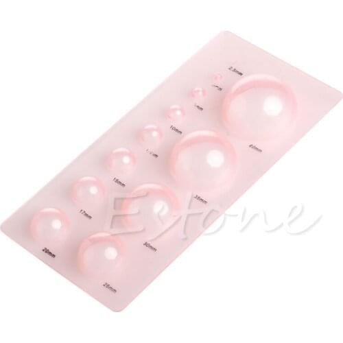 1 PC 12 Size 3D Half Ball Domes Quilling Papercraft Board Creation Mould Tool