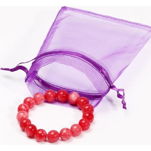 100pcs/lot 7*9cm Small Gift Jewelry Bag Drawable Organza Bags Wedding Christmas Gift Bags Jewelry Packaging Organza Bags&Pouches