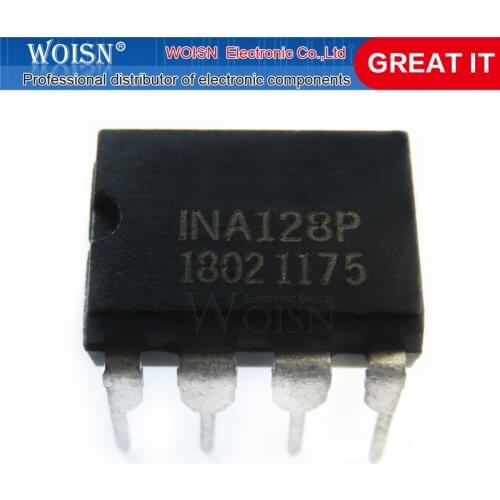 2pcs/lot INA128PA INA128P INA128 INA129PA INA129P INA129 DIP-8 In Stock