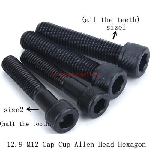 2019 Sale New Arrival Screws Parafusos 12.9 M12 Thread Cap Cup Allen Head Hexagon Socket Screw High Strength Bolts Alloy Steel