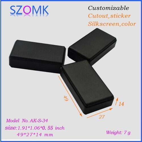 5pcs a lot High quality abs material plastic junction box plastic housing for electronics products 49*27*18mm