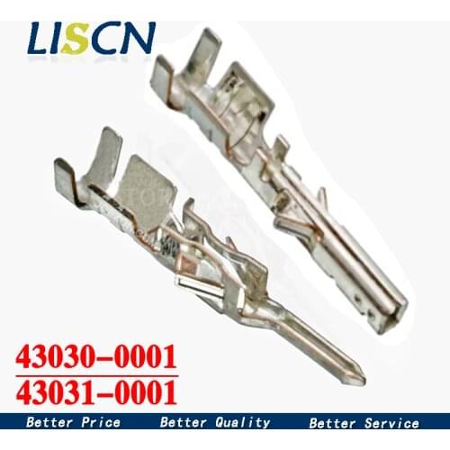 50Pcs Molex 3.0 Female Male Terminal Micro-Fit 3.0mm Connector Female Terminal Pins 43030-0001 / Male Terminal Pins 43031-0001