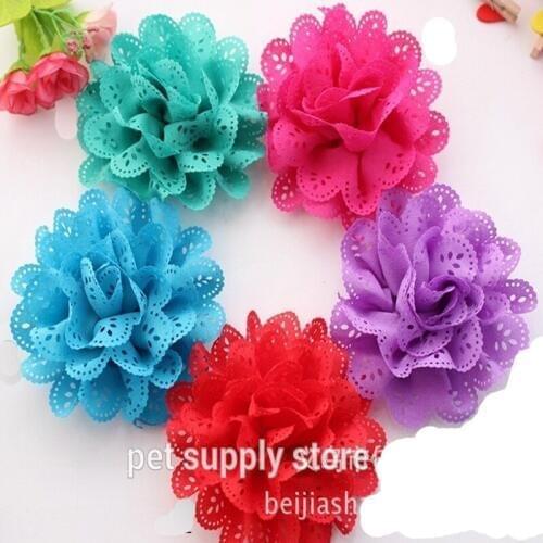 Pet flowers accessories , dog headdress/multicolor pet grooming 50pc/lot