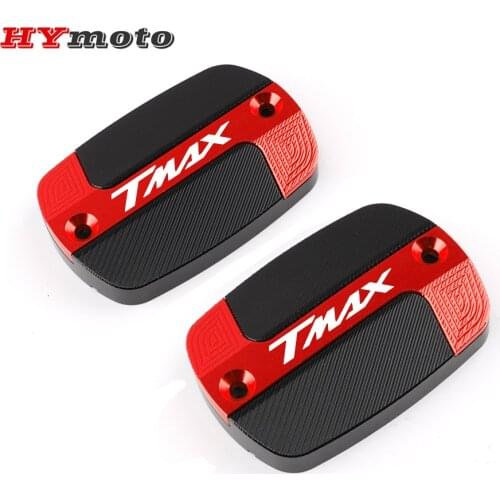 For YAMAHA T-Max TMAX 500 530 560 SX DX TMAX530 TMX560 Motorcycle Accessories Red Brake Fluid Fuel Reservoir Tank Oil Cap Cover
