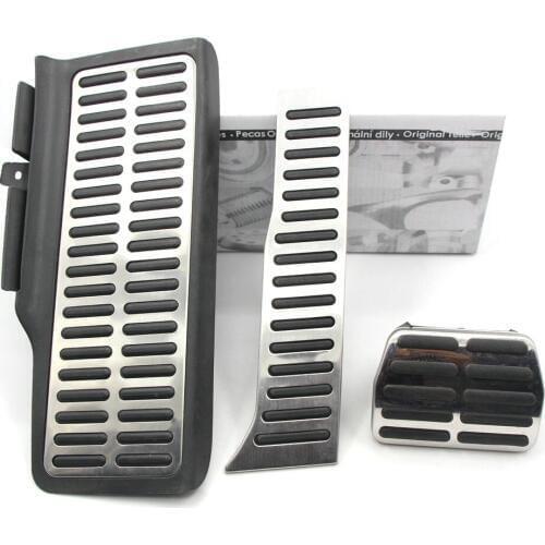 Aplicar para VW 2012-2017 anos nuevo Jetta automatica DSG del acero inoxidable pedal de freno pedal de acelerador