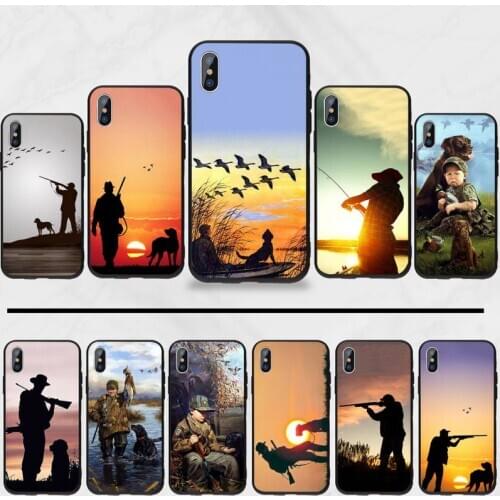 Bird Duck Hunting Phone Case for iPhone 11 12 mini pro XS MAX 8 7 6 6S Plus X 5S SE 2020 XR