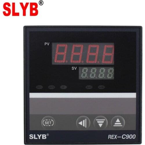 RKC type 96*96 PID Digital Industrial Temperature Controller Oven Thermostat Rex-C900 220V K,J,E,PT100 input