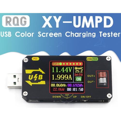 USB Color screen charging tester Numerical control voltage Buck and boost power supply Applicable model:XY-UMPD