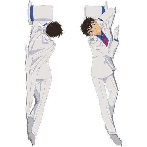 Detective conan anime Characters cool boy kaitou kid throw pillow cover Case Closed Meitantei Conan Magic Kaito body Pillowcase