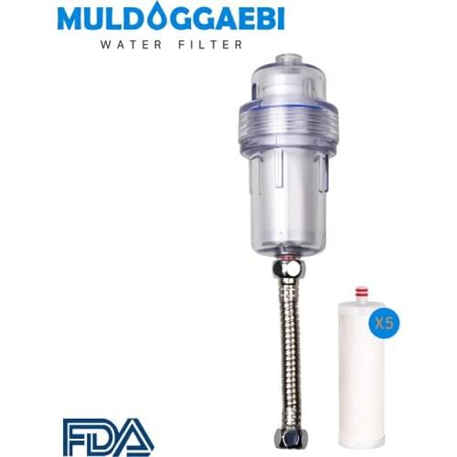 Water Filter-Muldoggaebi Water Filter [5pieces filter] Home Kitchen Bathroom Cleaning Water Korea Water Treatment Appliances