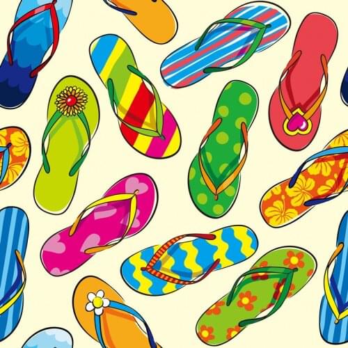 Spandex swimsuit cloth dress high-end shoes pattern custom fashion slippers printed cloth diy patchwork z3