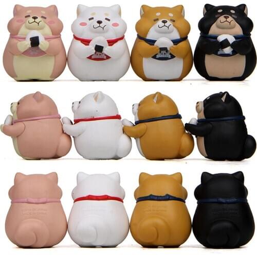 Cartoon Resin Sushi Fat Shiba Inu Mold Gardening Landscaping Doll Ornaments