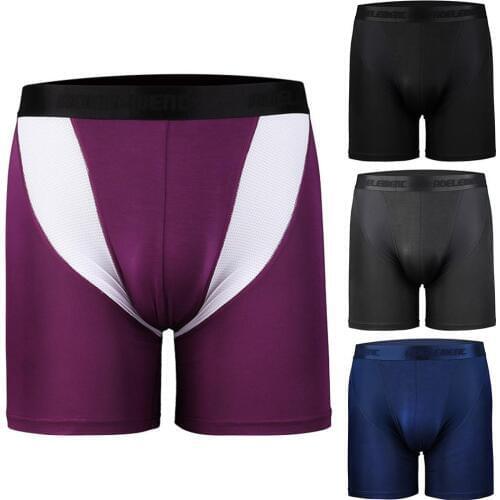 Men Quick Dry Elastic Training Fitness Trunks Compression Exercise Sports Shorts