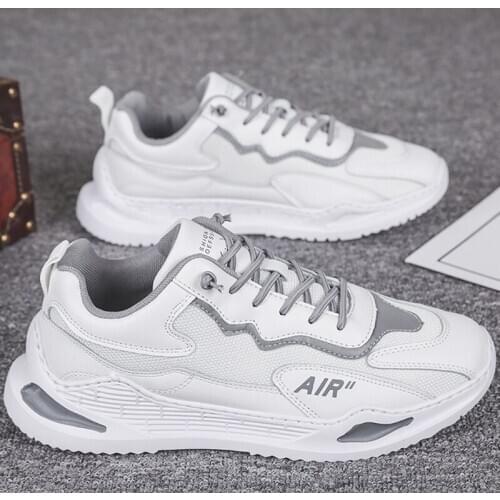 Mens Spring And Autumn New Casual Sports Shoes Trendy Fashion Wild Breathable Sneakers Student Running Shoes Men