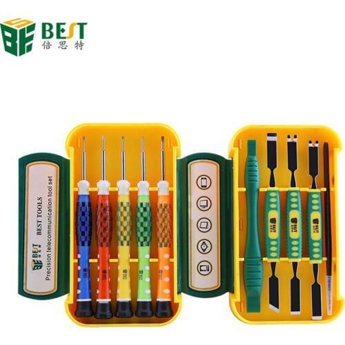 BEST-8926 10 in 1 Multi Repair Phone Opening Pry Screwdriver Tool Set for iPhone 8 7 MacBook Air Pro