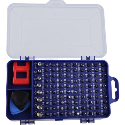 K1KA Screwdriver Set Multi-Function Precision Tool Kit Magnetic Screw Drivers Bits Household Cellphone PC Repair Tools 115 Pc